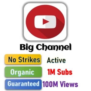 Youtube Big Channel - 1,000,000 Subs + 1,000,000,000 Views