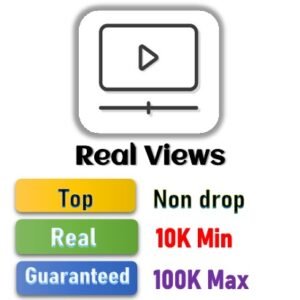 Youtube Views - Top Quality Real Views - Non-drop - Guaranteed