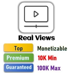 Youtube Views - Monetizable Views - Premium Quality - Guaranteed